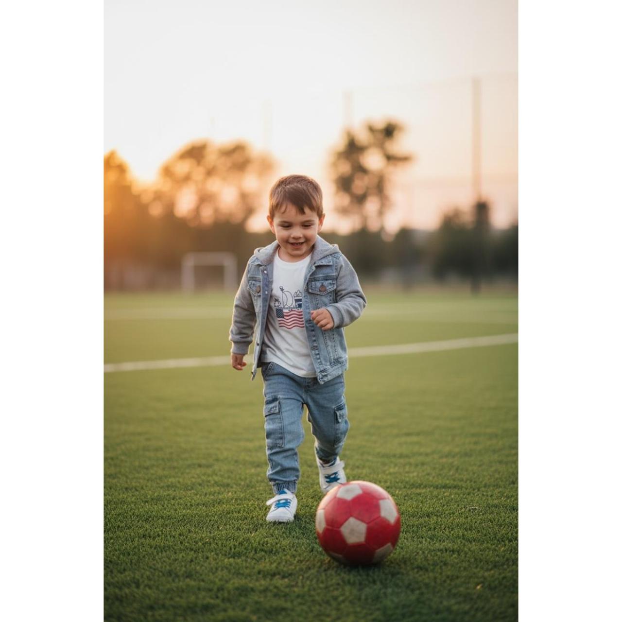 Σετ μπεμπέ 3 τεμαχίων αγόρι Restart-26/11248-Blue Denim