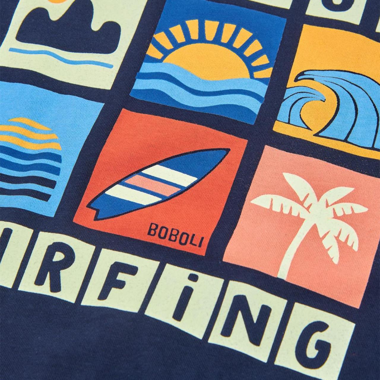 Μπλούζα μακό αγόρι Boboli-503086-2440-Navy