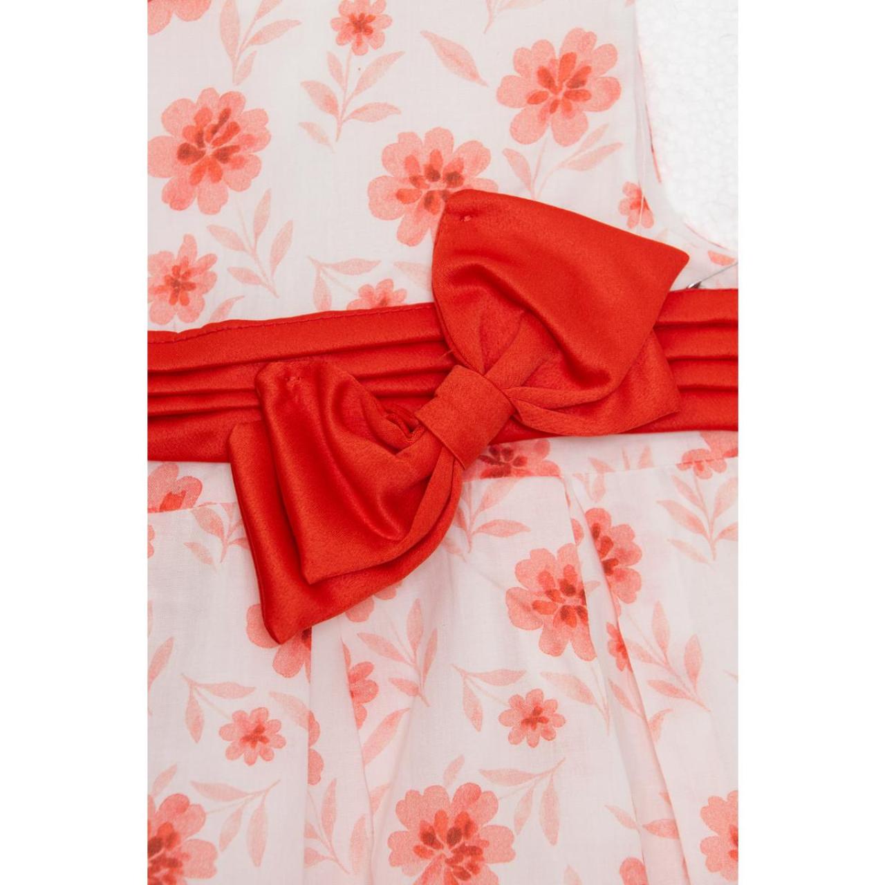 Φόρεμα μπεμπέ υφασμάτινο κορίτσι Restart-26/10801-Orange