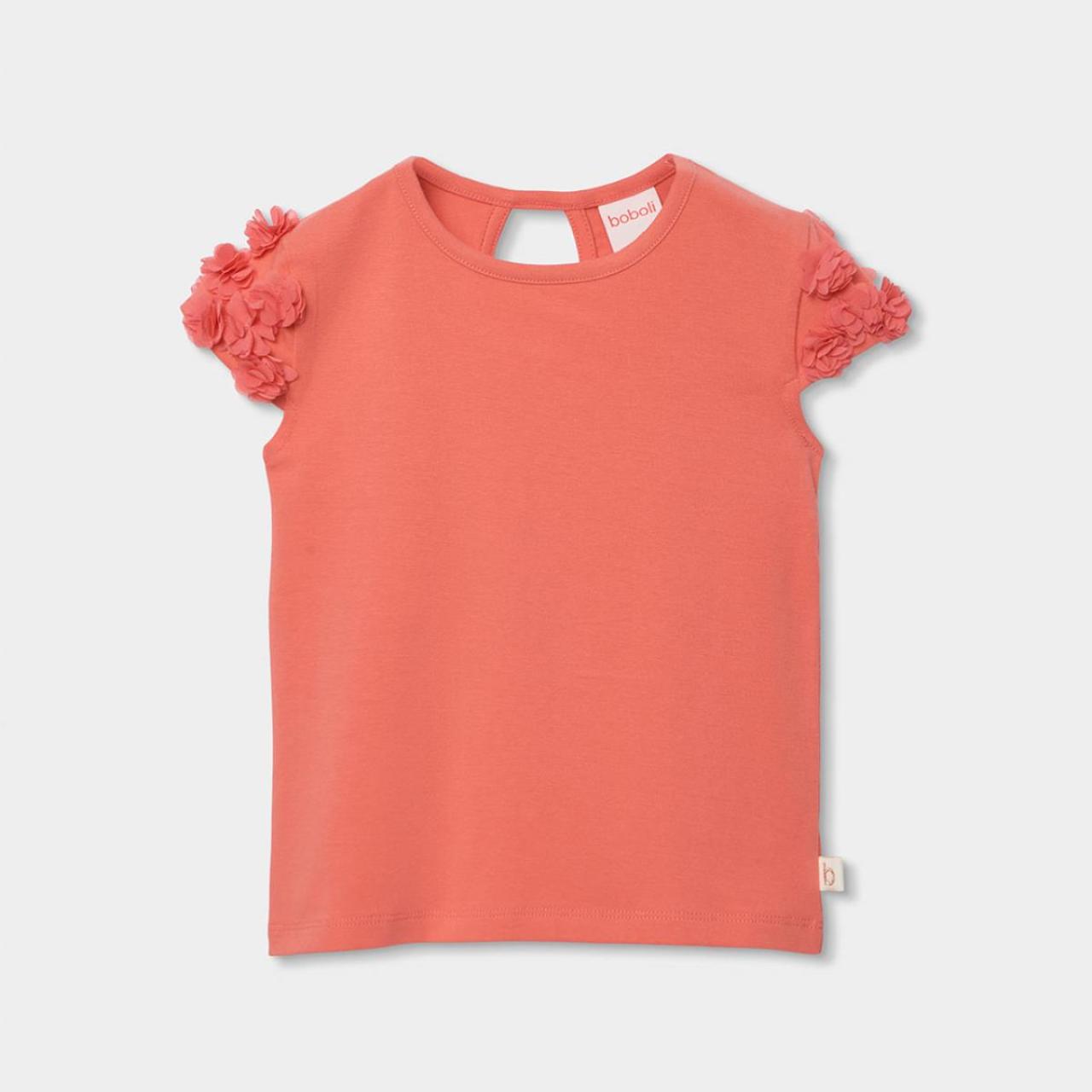 Μπλούζα μακό κορίτσι Boboli-763039-3894-Coral