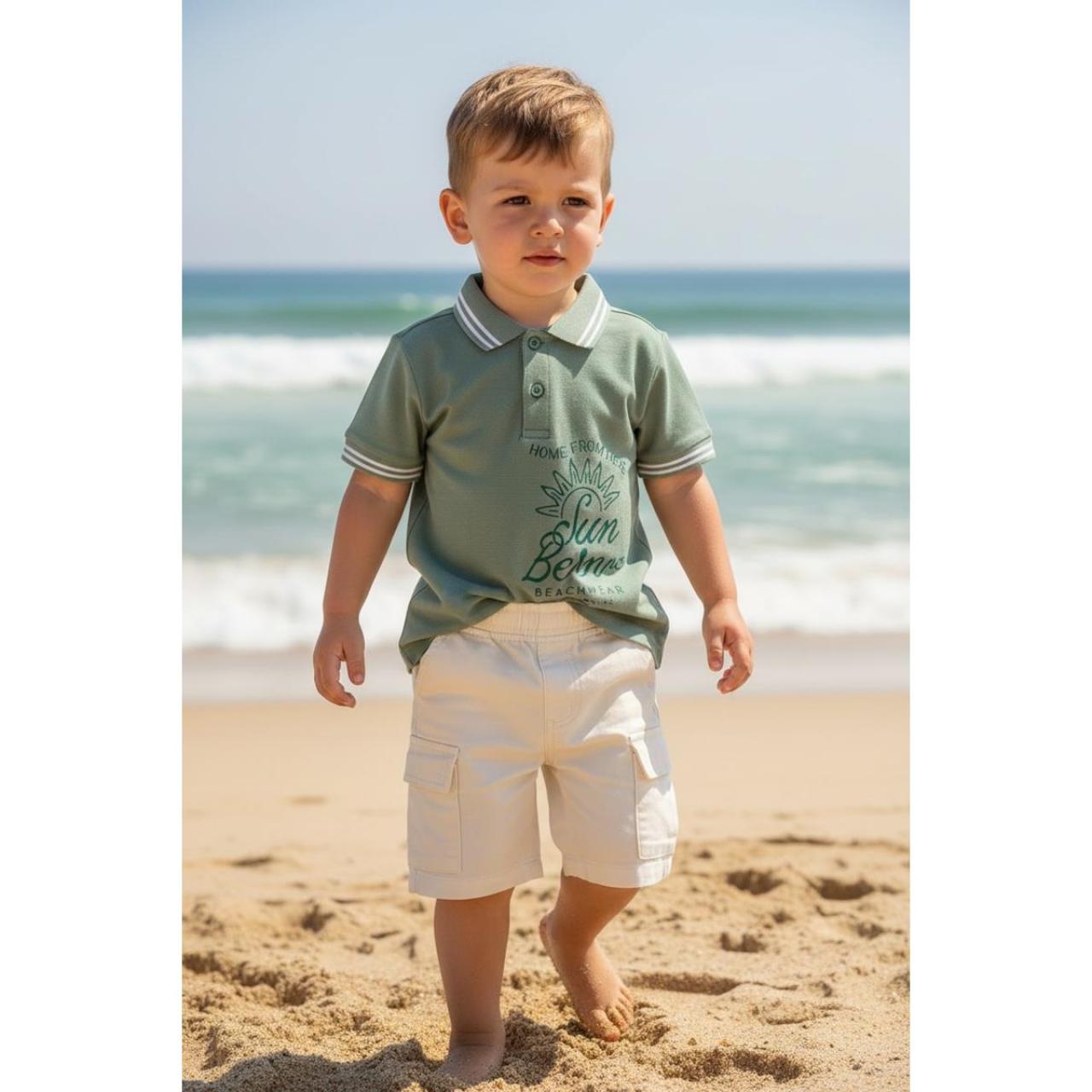 Σετ υφασμάτινο αγόρι Restart-26/11137-Green