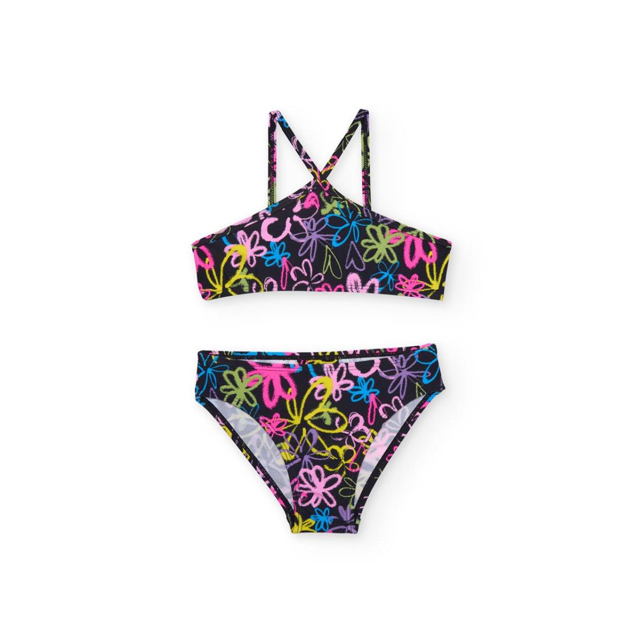 Μαγιό μπικίνι κορίτσι Nath-21108284-Black