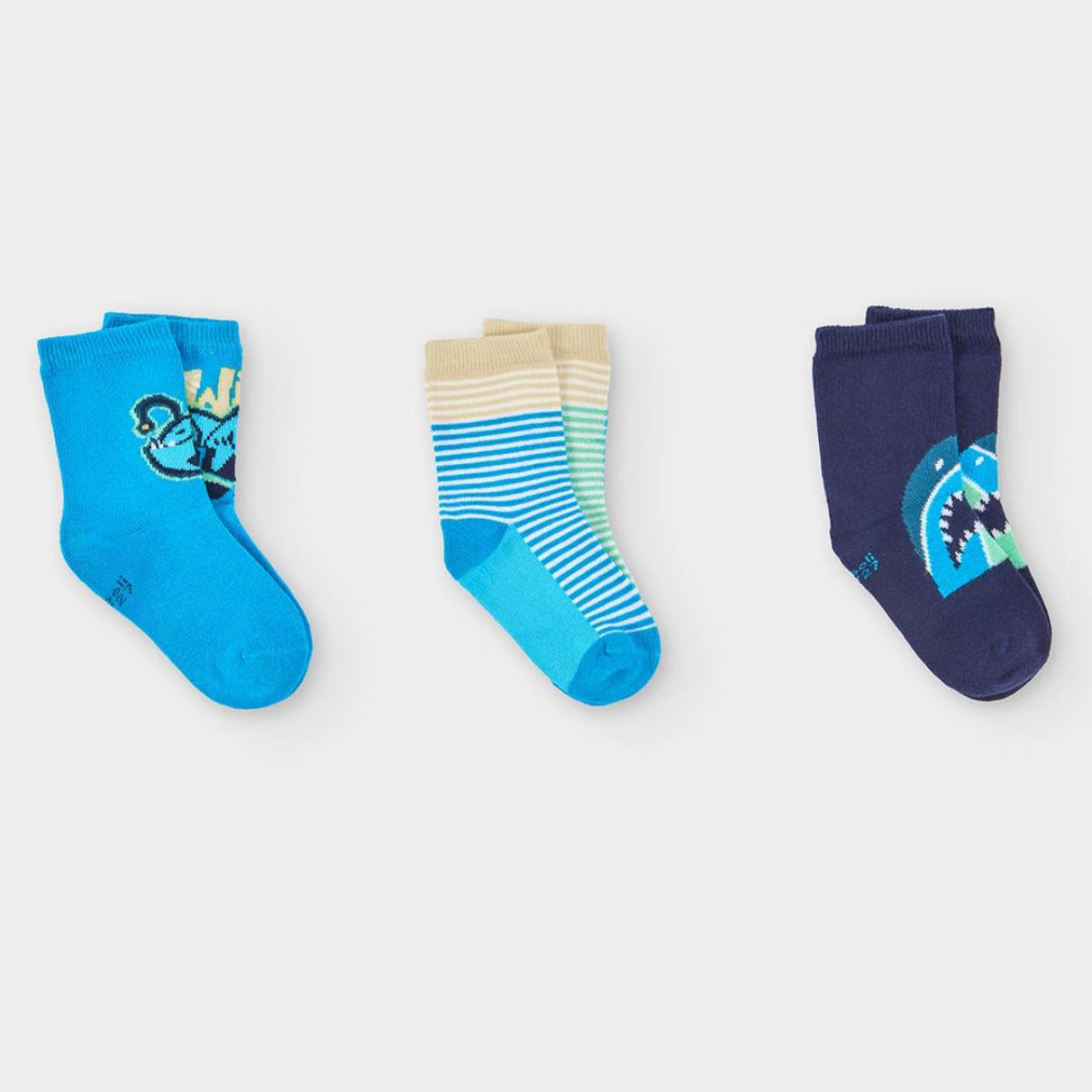 Κάλτσες 3 pack αγόρι Boboli-693075-4625-Multicolor