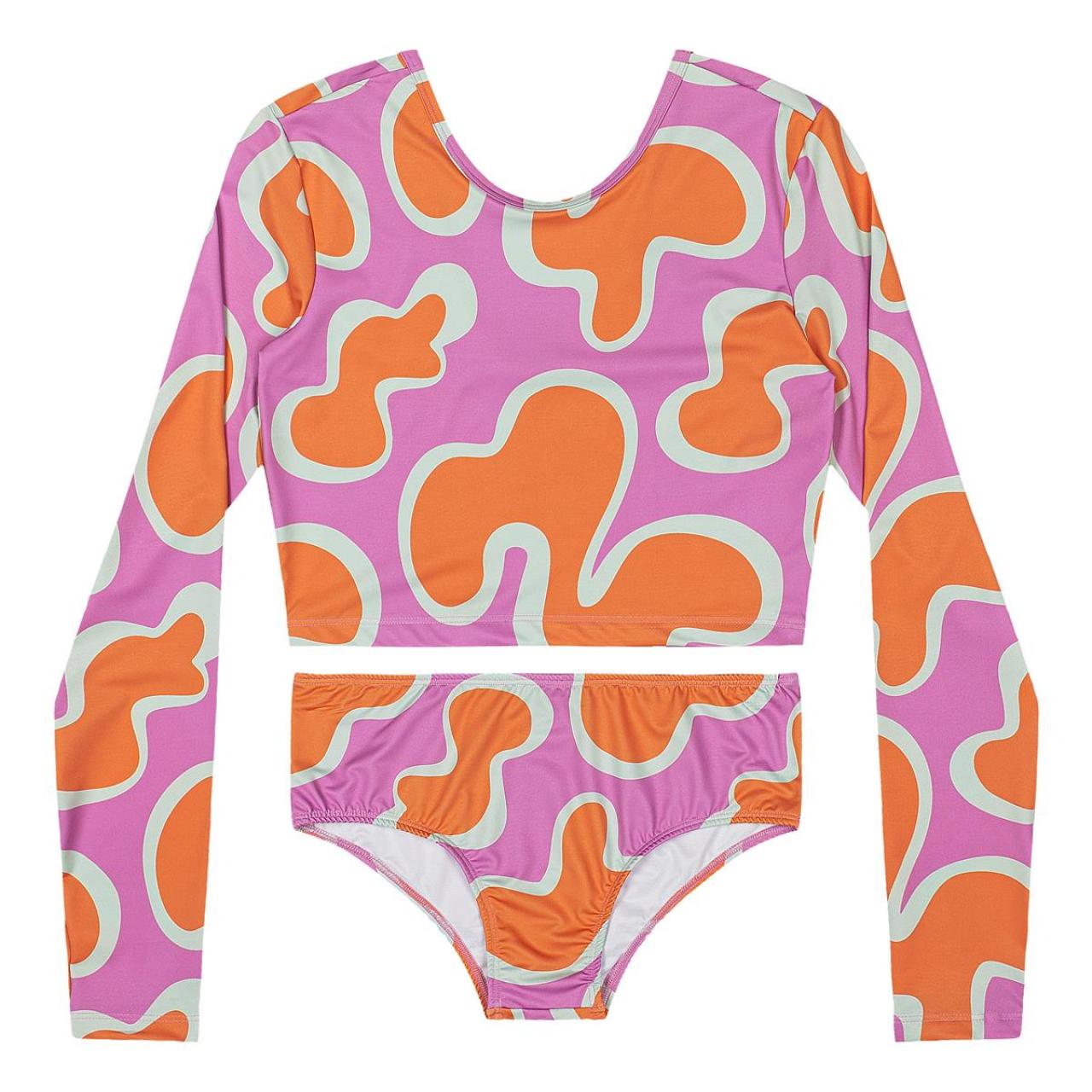 Μαγιό μπικίνι μπλούζα UV50+ κορίτσι Gloss-2624-32049/Orange φωτογραφία