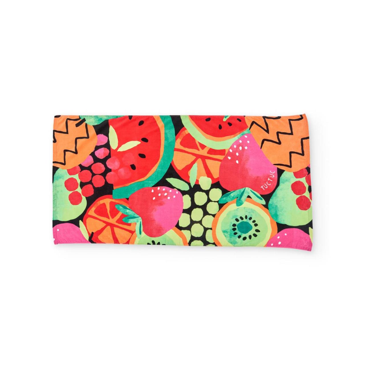 Πετσέτα παραλίας κορίτσι tuc tuc-11409864-Red-150x75 cm