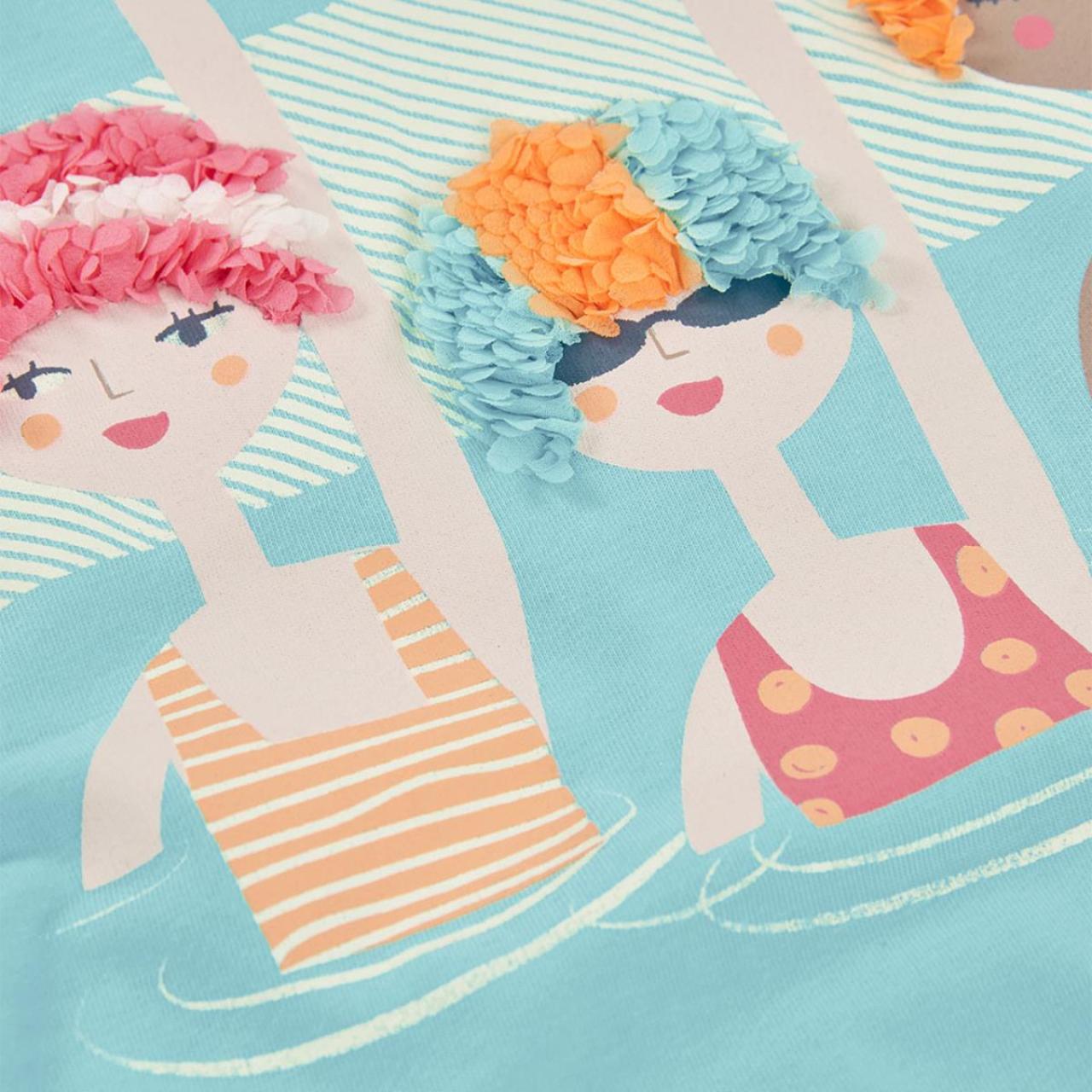 Μπλούζα μακό κορίτσι Boboli-333100-4544-Ciel