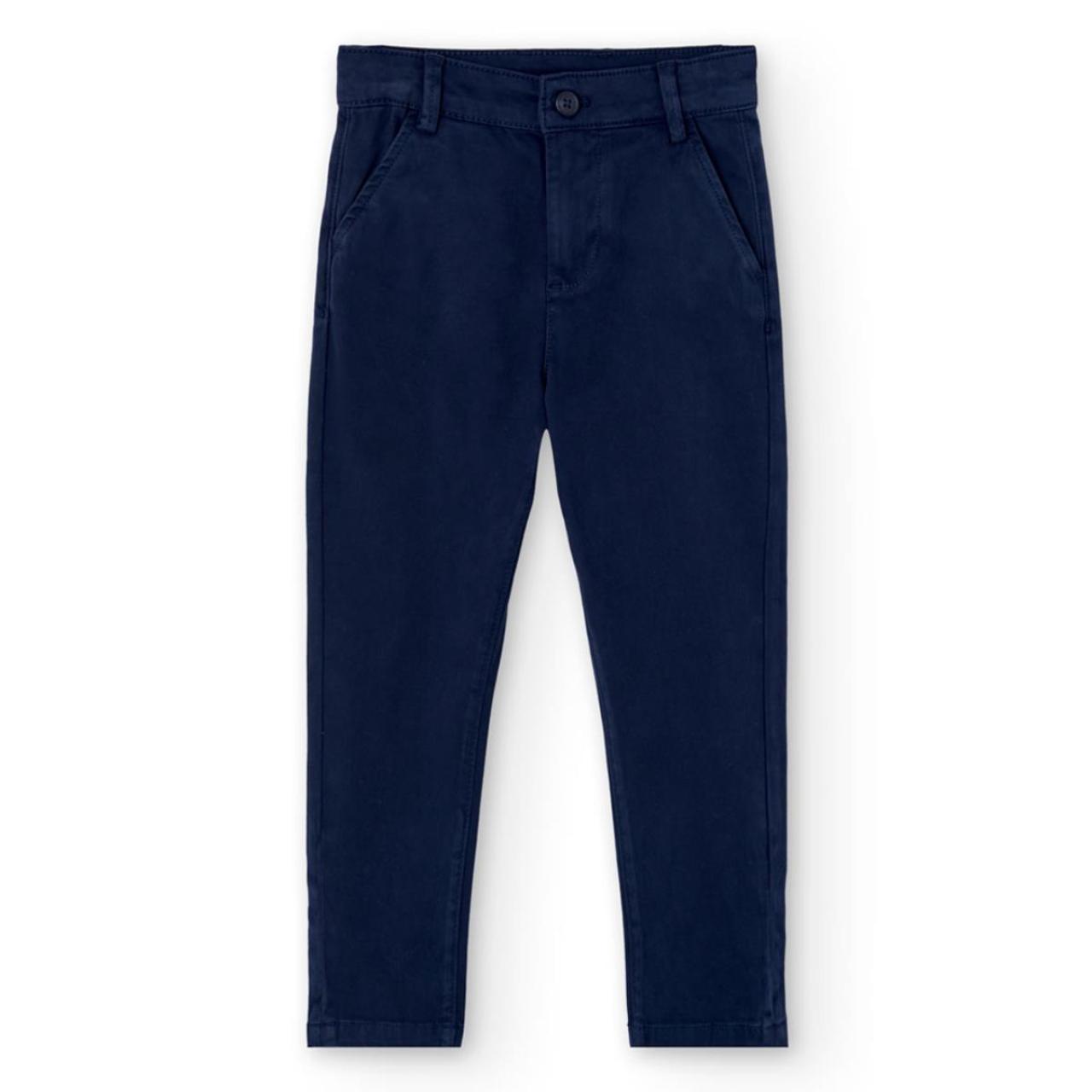 Παντελόνι chino υφασμάτινο αγόρι Boboli-732170-2440-Navy