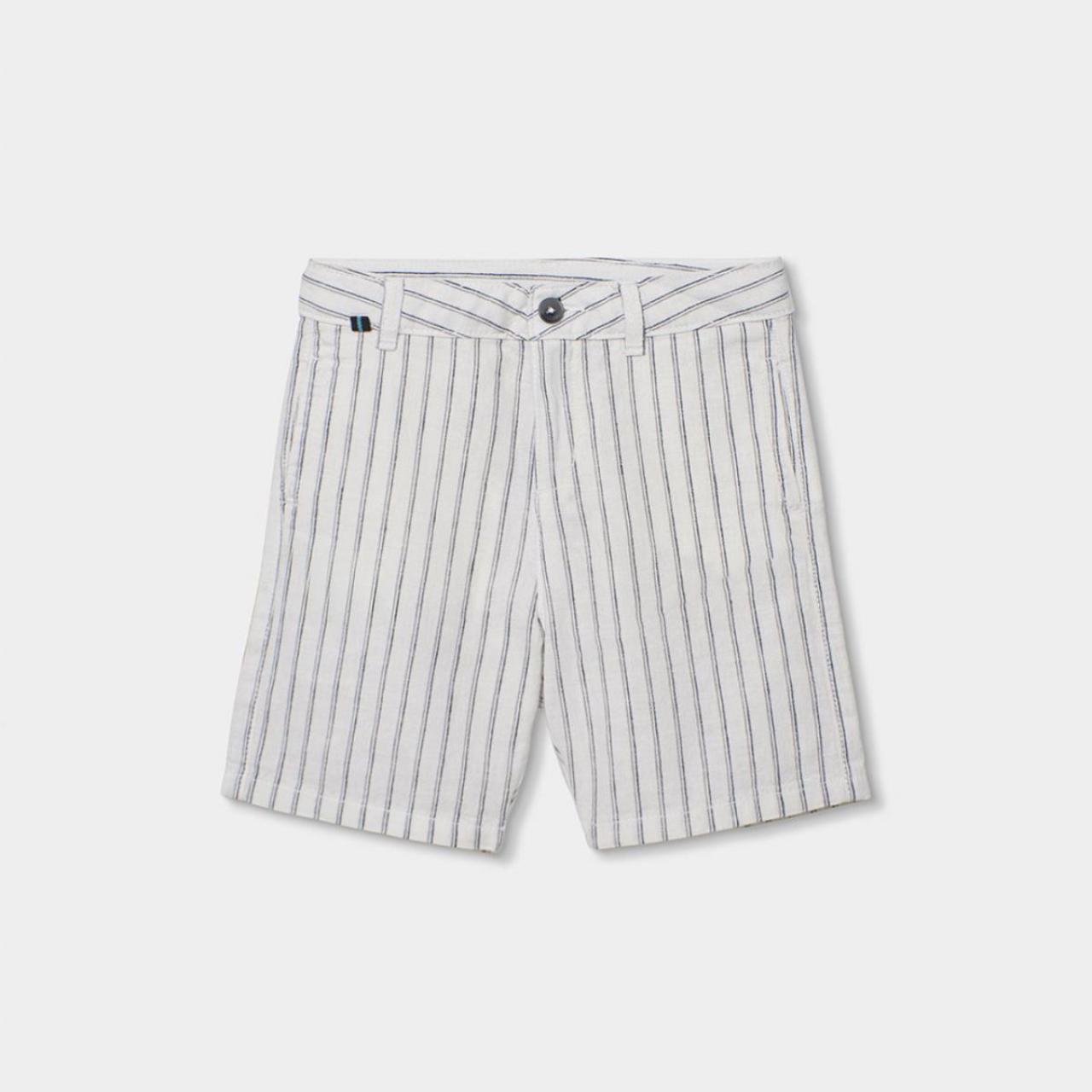 Βερμούδα λινή αγόρι Boboli-853028-9820-White