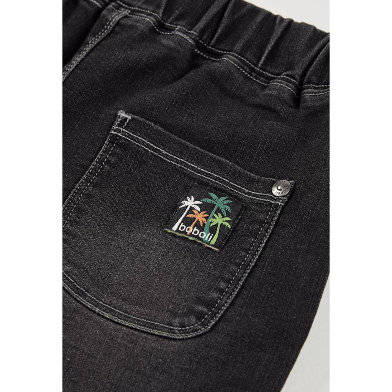 Βερμούδα τζιν-φούτερ αγόρι Boboli-513177-Grey