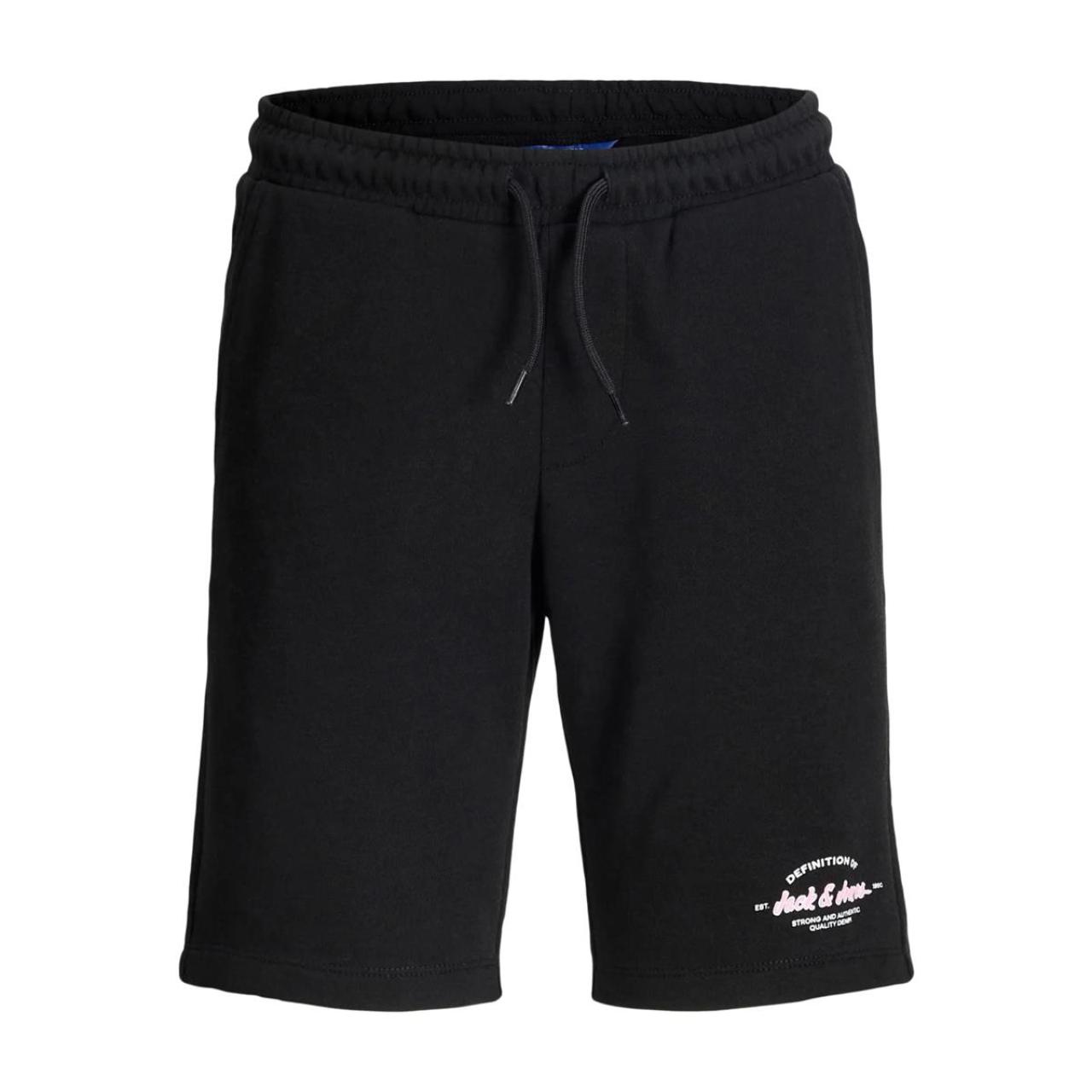 Βερμούδα φούτερ αγόρι Jack & Jones-12292137-Black