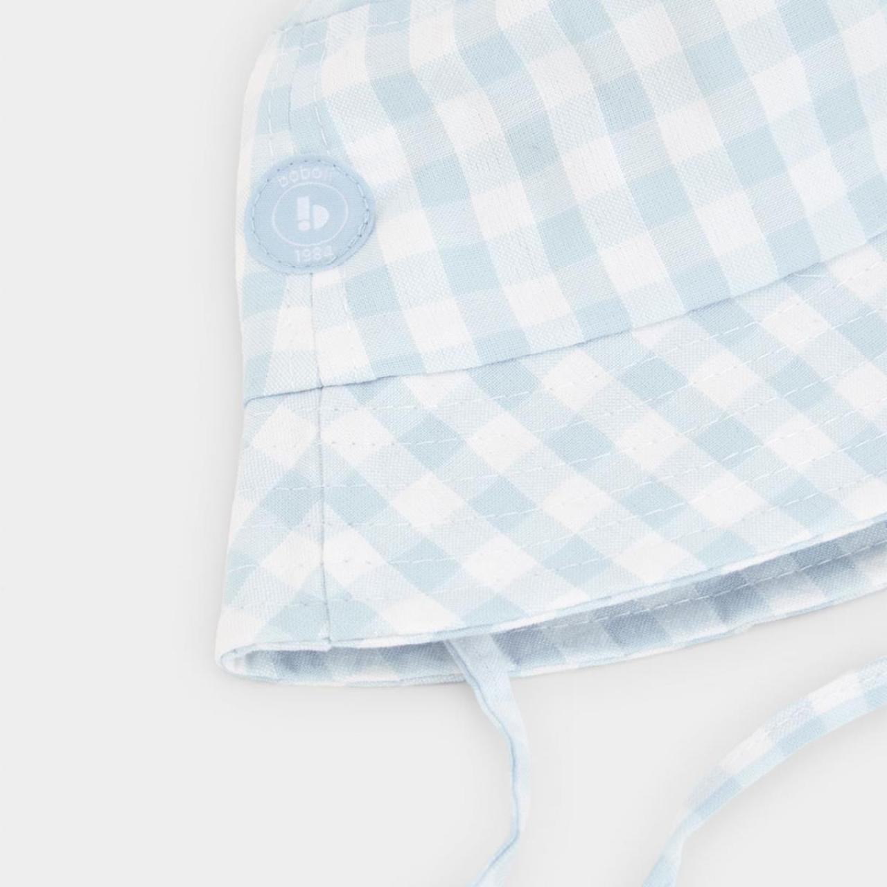 Καπέλο μπεμπέ υφασμάτινο αγόρι Boboli-803146-9875-Ciel φωτογραφία