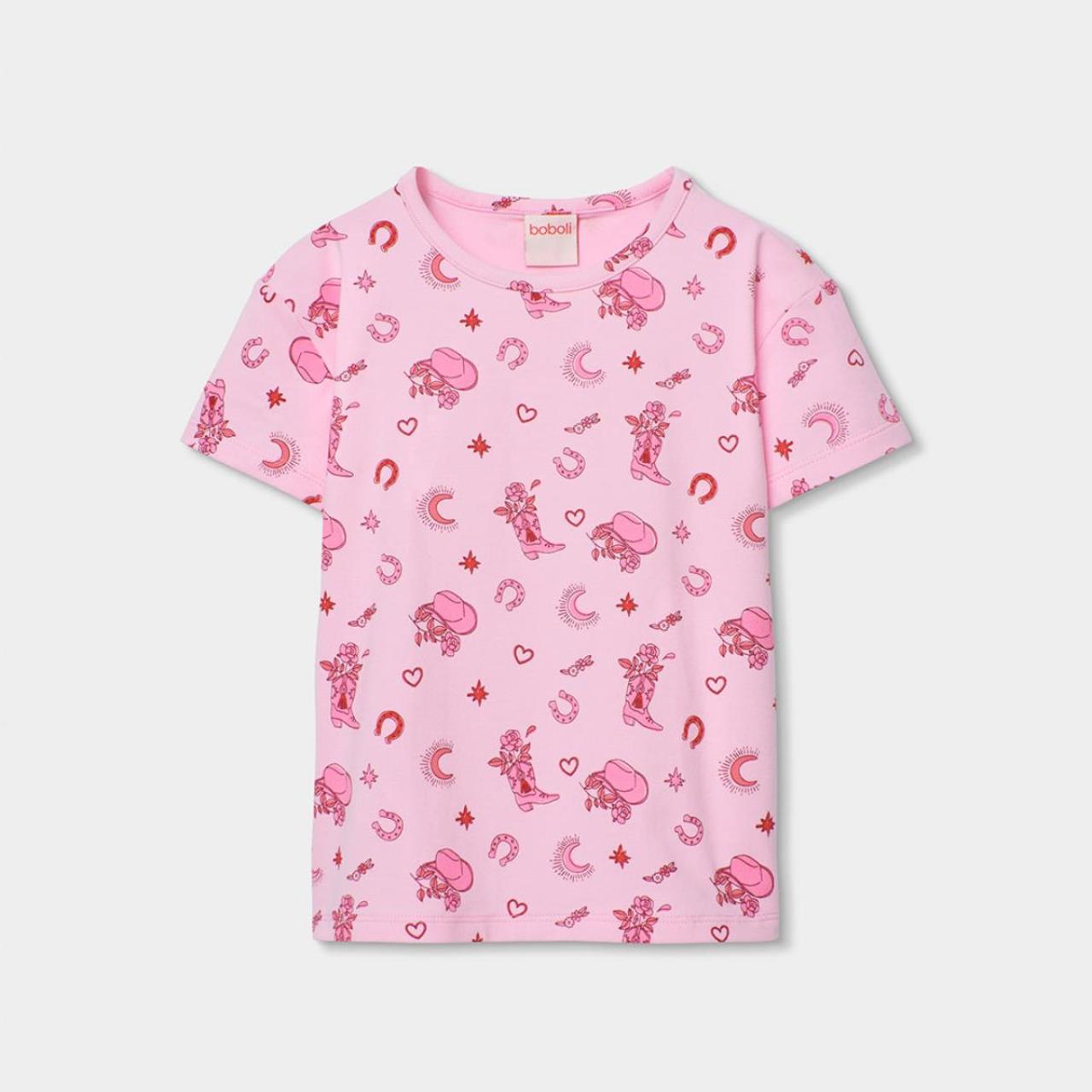 Πιτζάμα μακό κορίτσι Boboli-483016-9768-Pink