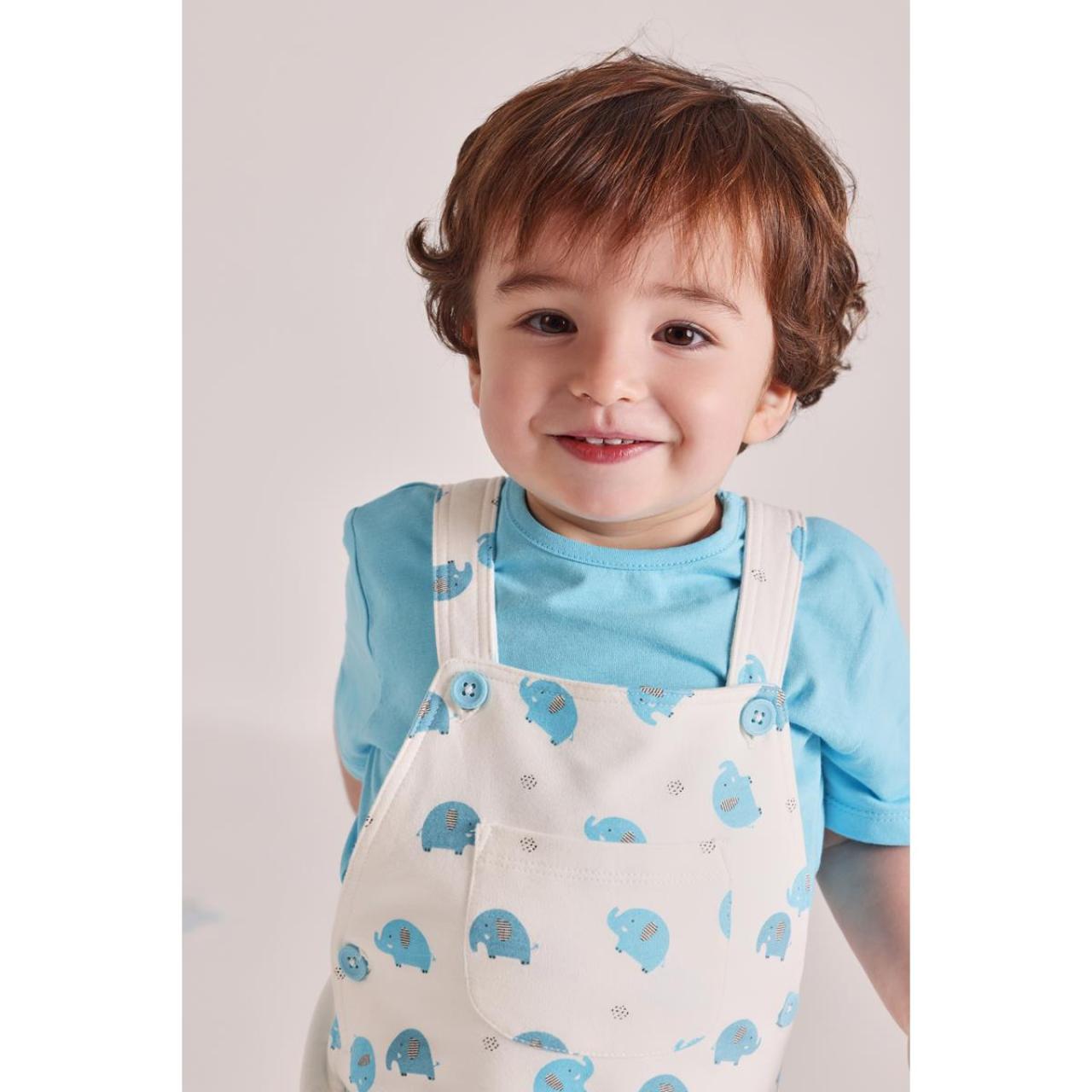 Σετ σαλοπέτα μπεμπέ αγόρι Boboli-213028-9834-White