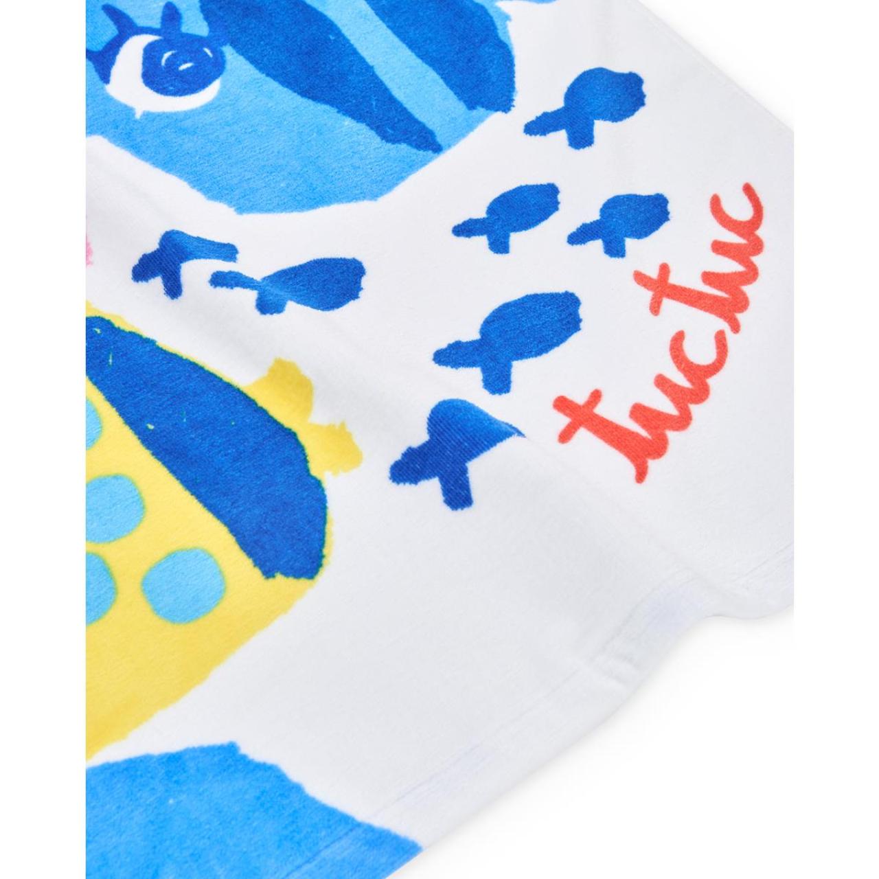 Πετσέτα παραλίας κορίτσι tuc tuc-11409165-White-150x75 cm