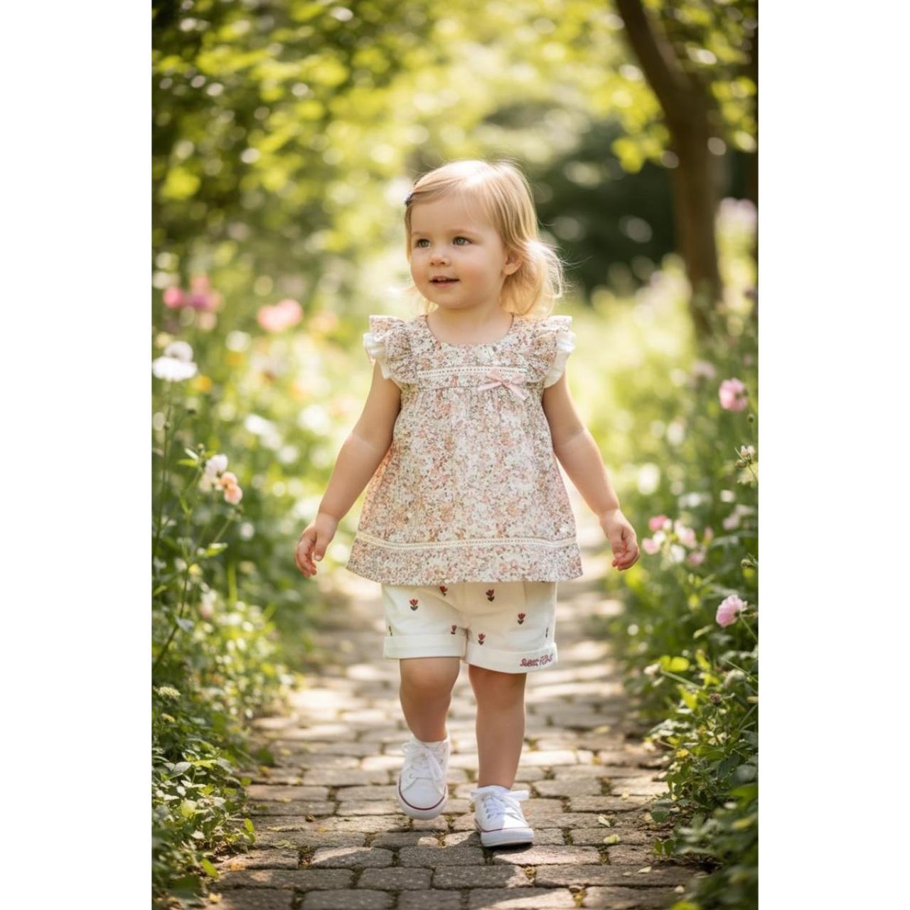 Σετ μπεμπέ κορίτσι Restart-26/10845-Ecru