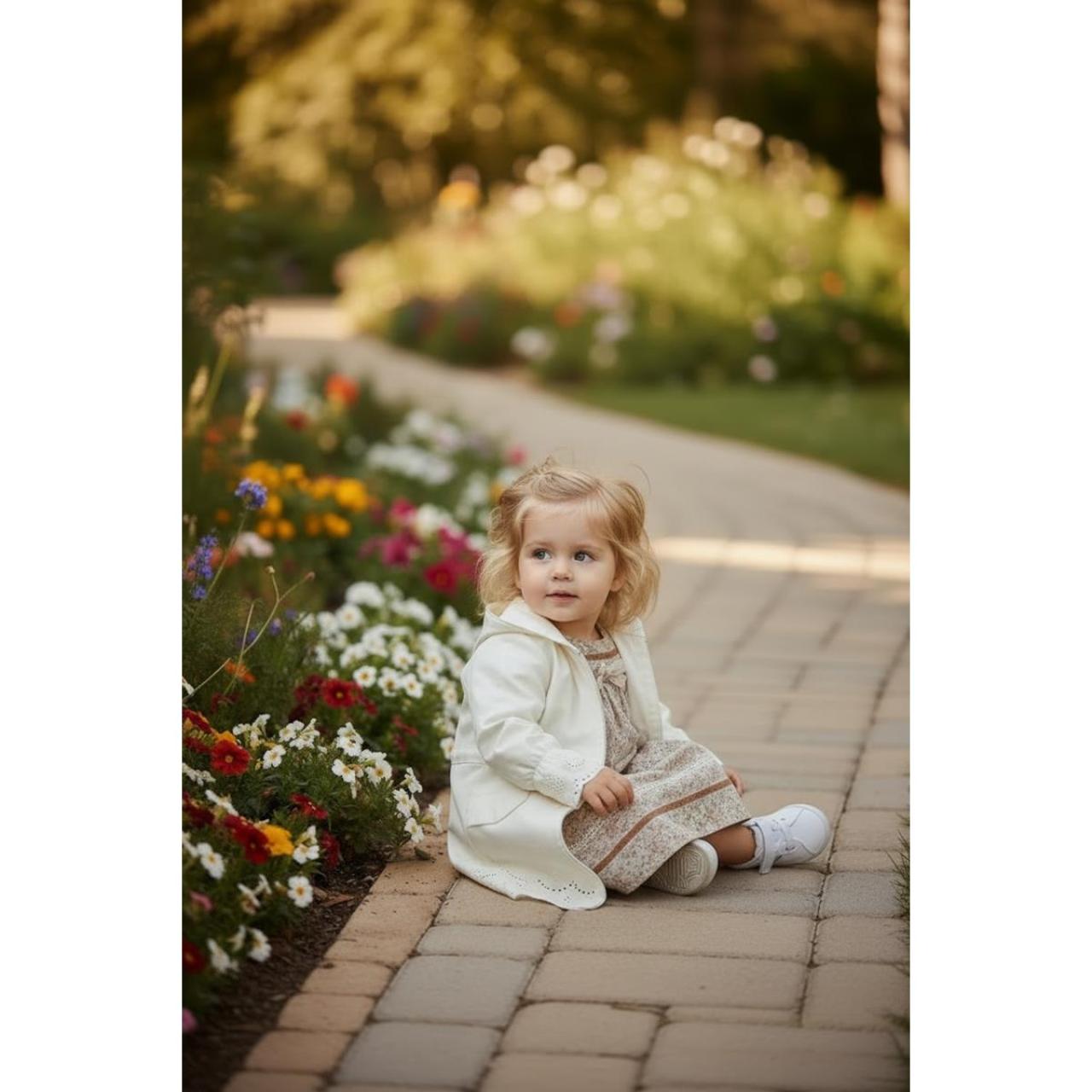 Φόρεμα μπεμπέ σετ κορίτσι Restart-26/10848-Ecru