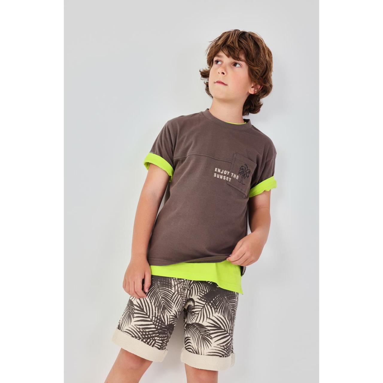 Boys' Bermudas Boboli Brown