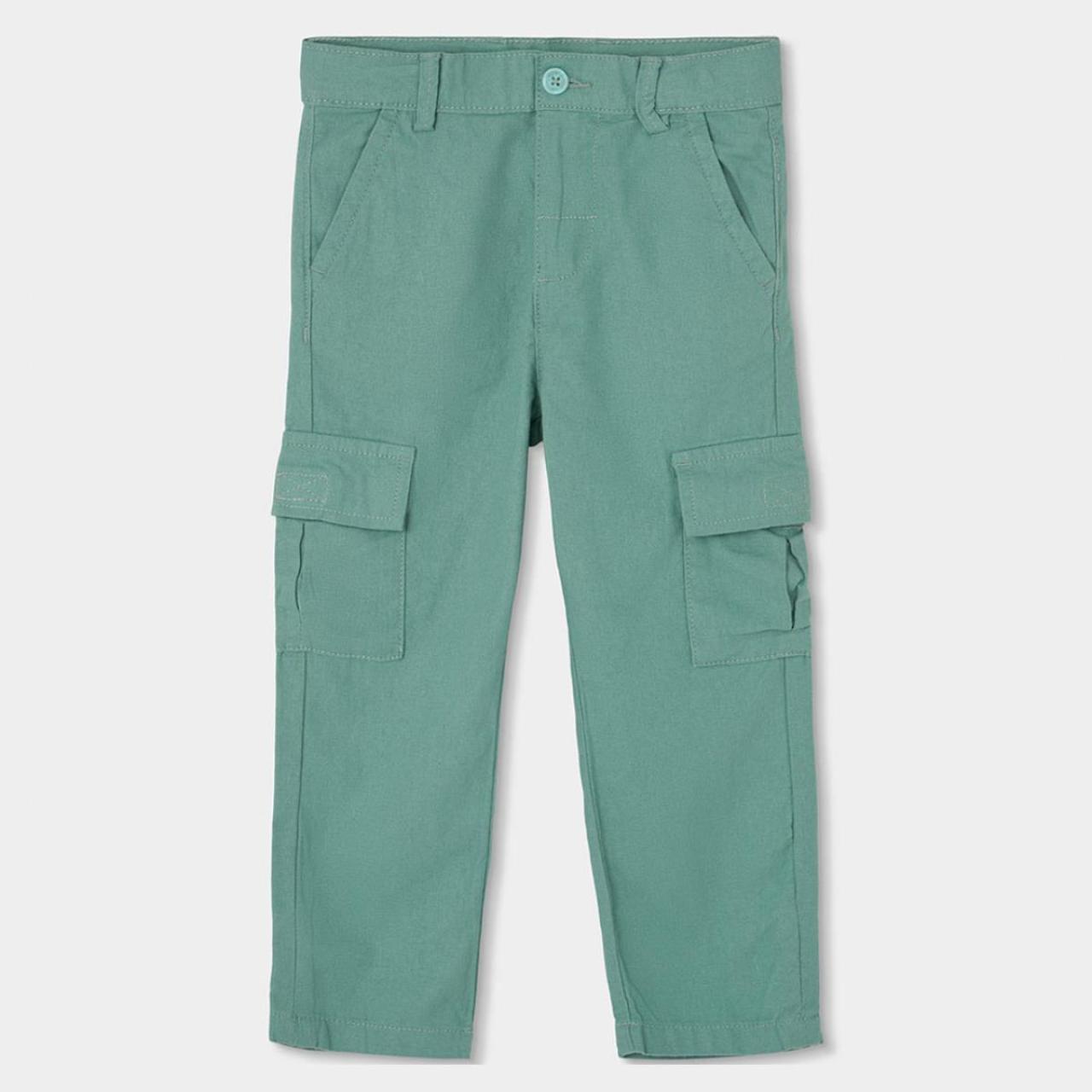 Παντελόνι λινό αγόρι Boboli-813013-4613-Green