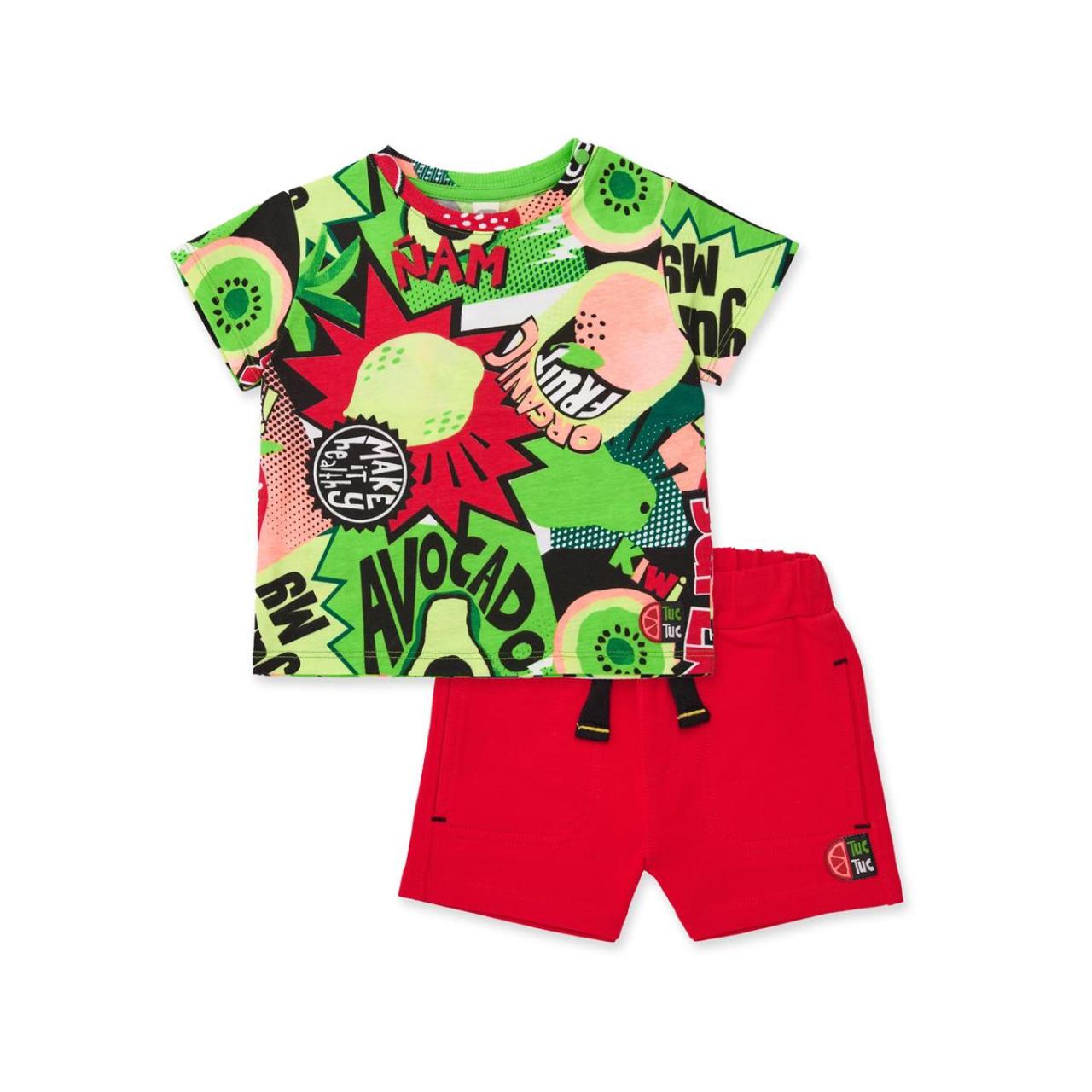 Σετ μακό αγόρι tuc tuc-11409840-Red