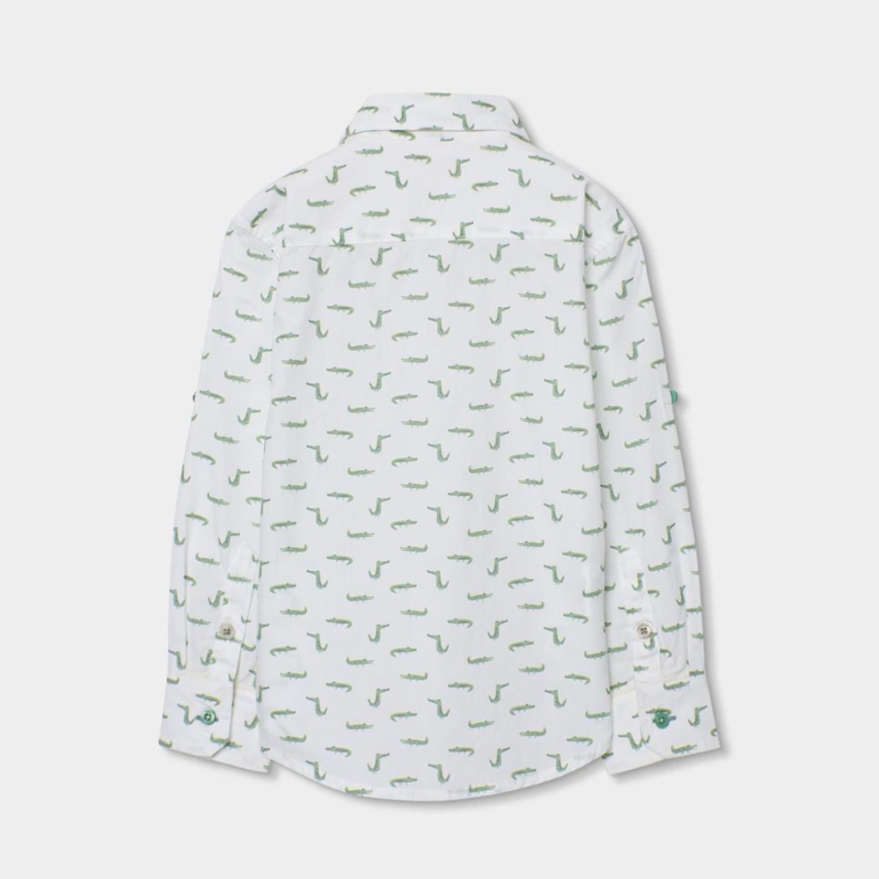 Πουκάμισο ποπλίνα αγόρι Boboli-813103-9871-White