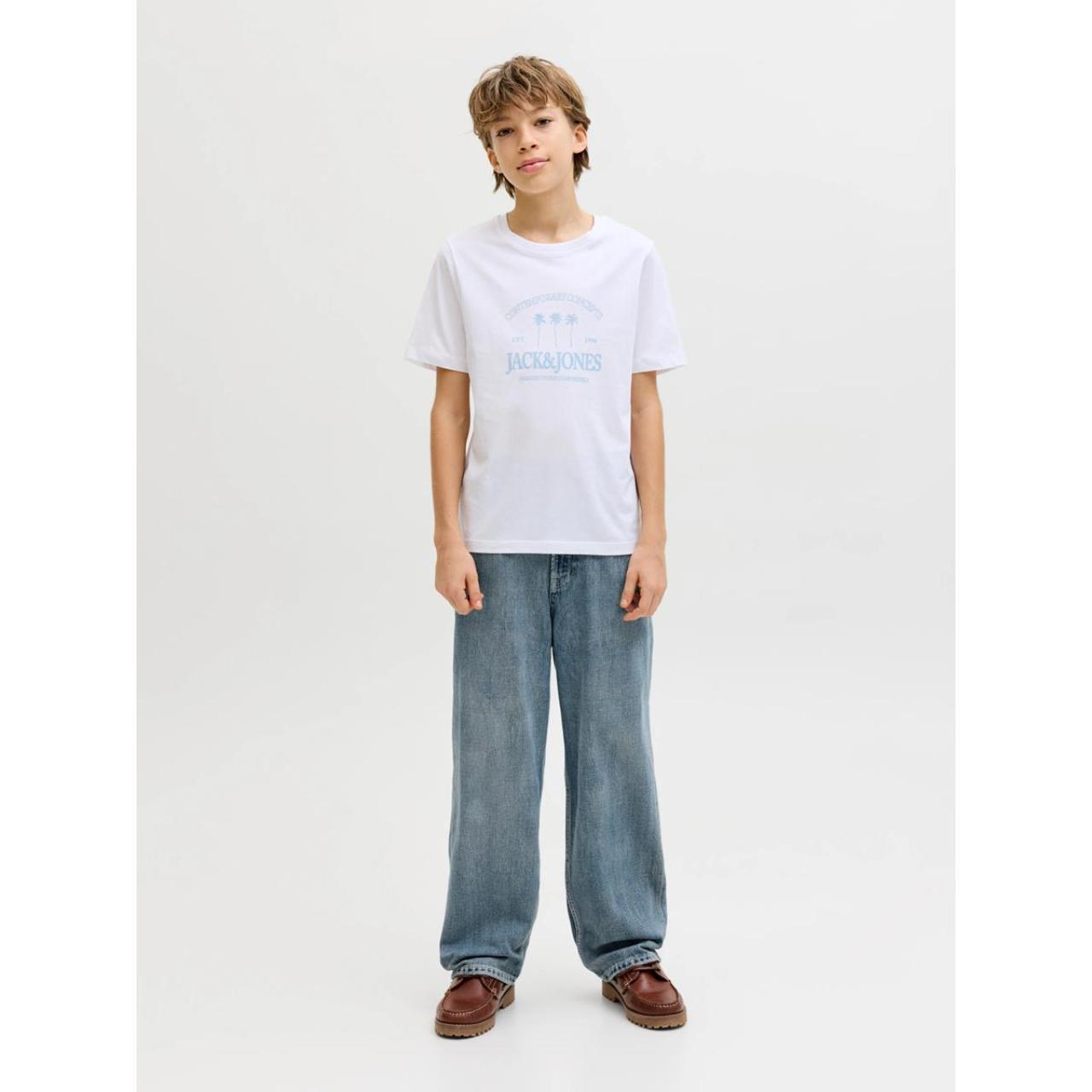 Τζιν παντελόνι αγόρι Jack & Jones Junior Baggy Blue Denim