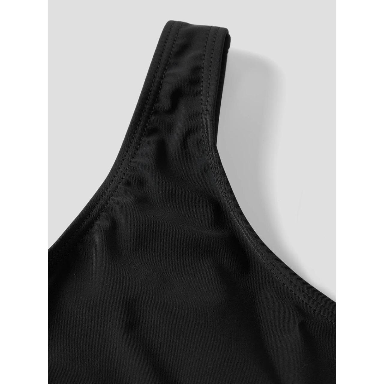 Μπικίνι Κορίτσι LMTD Ασύμμετρο One Shoulder Μαύρο φωτογραφία