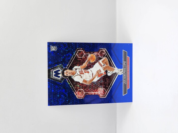 2023-24 Panini Mosaic Basketball Julian Phillips Blue Fastbreak rookie /85 No.224