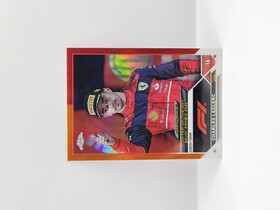 2023 Topps Formula 1 Charles Leclerc Orange Red Refractors No.167