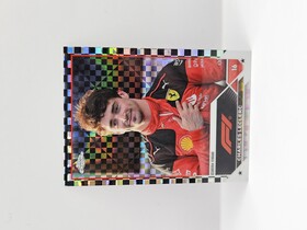 2023 Topps Formula 1 Charles Leclerc Checker Flag X-fractors No.6
