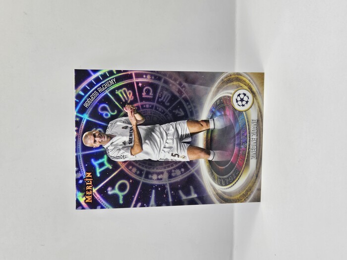 2024 Topps Merlin Soccer Zinedine Zidane ''Ageless Alchemy'' No.AA-5