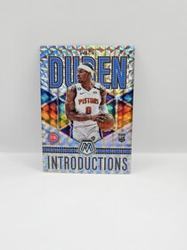 2022-23 Panini Mosaic Basketball Jalen Duren ''Introductions'' fastbreak rookie No.3