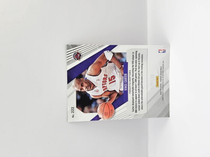 2023-24 Panini Phoenix basketball Vince Carter red /199 No.222