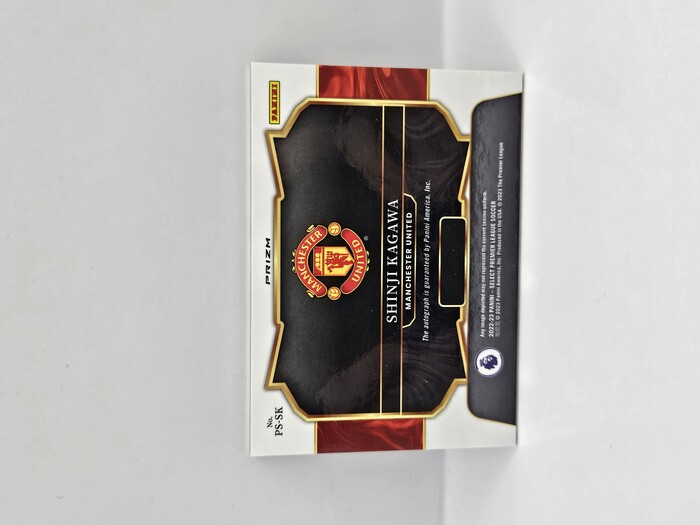  2022-23 Panini Select Premier League Soccer Shinji Kagawa ''Pitchside signatures'' No.PS-SK
