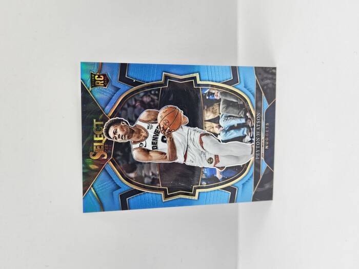 2022-23 Panini Select Peyton Watson light blue /299 rookie No.74
