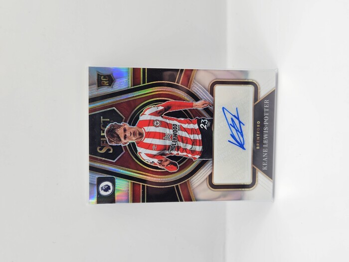Panini Select Premier League soccer Keane Lewis-Potter silver autograph No.SS-KLP