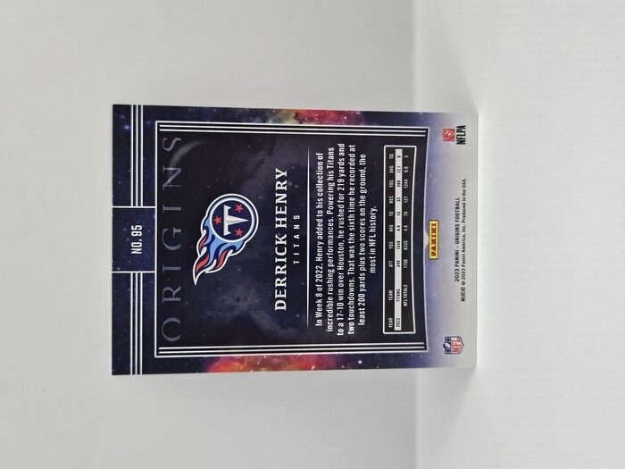 2023 Panini Origins Football Derrick Henry No.95