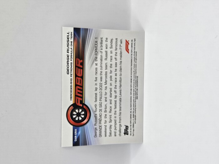 2023 Topps Chrome Formula 1  George Russell ''Camber'' #CAM-GRIII
