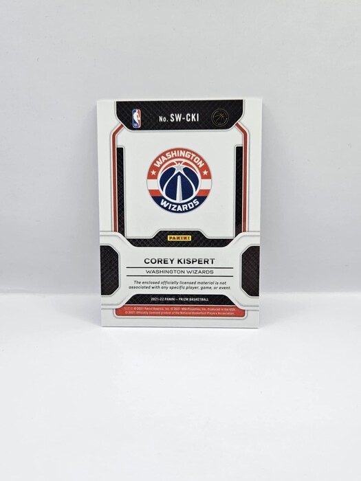 2021-22 Panini Prizm Basketball Corey Kispert ''Sensational'' patch rookie NO.SW-CKI