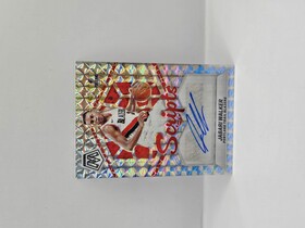 2023-24 Panini Mosaic Basketball Jabari Walker ''Scripts'' Rookie Autograph No.MS-WKR