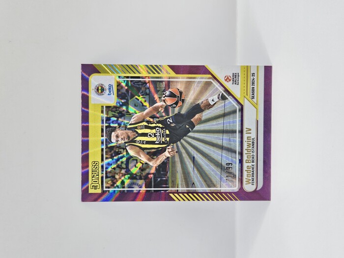 24-25 PANINI DONRUSS EUROLEAGUE FENERBAHCE WADE BALDWIN PURPLE LASER 71/99