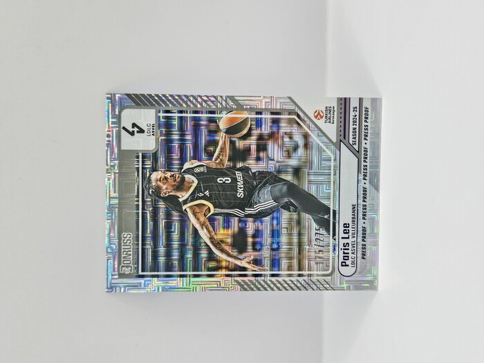 24-25 PANINI DONRUSS EUROLEAGUE LDLC ASVEL PARIS LEE PURPLE PRESS PROOF 175/275