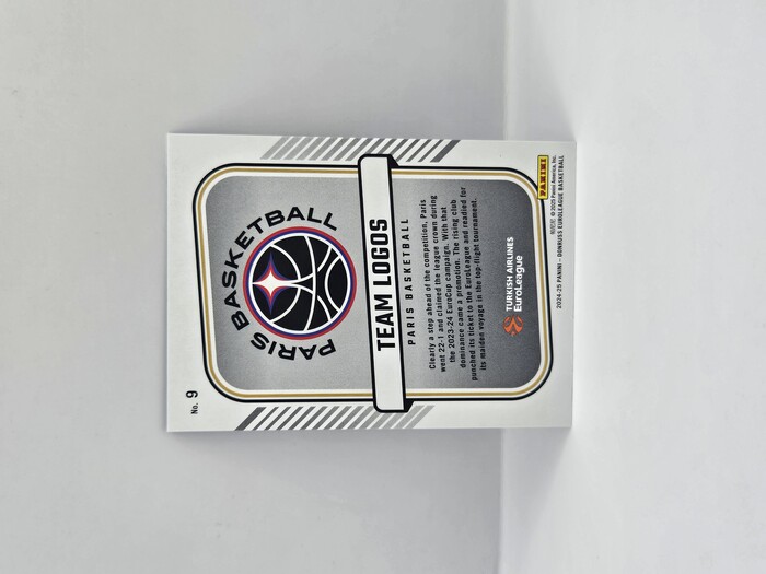 24-25 PANINI DONRUSS EUROLEAGUE PARIS BASKETBALL TEAM LOGO BLUE LASER 05/49