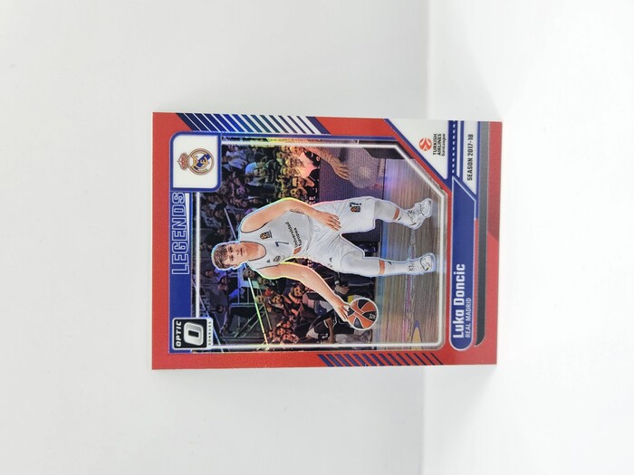 24-25 PANINI DONRUSS OPTIC EUROLEAGUE REAL MADRID RED LUKA DONCIC 68/99