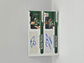 24-25 PANINI DONRUSS EUROLEAGUE PANATHINAIKOS KOSTAS SLOUKA X JERIAN GRANT DUAL AUTO 09/25