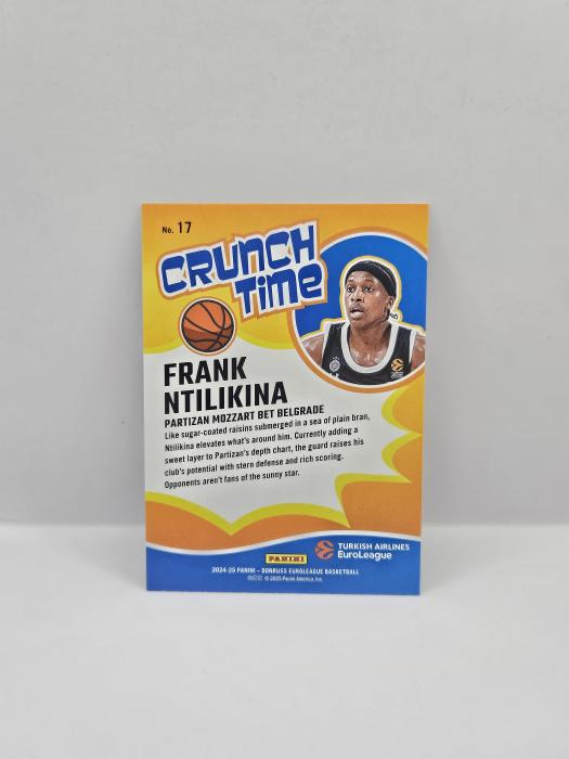 24-25 PANINI DONRUSS EUROLEAGUE FRANK NTILIKINA ''CRUNCH TIME '' SILVER LASER 062/149