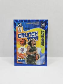24-25 PANINI DONRUSS EUROLEAGUE CARSEN EDWARDS ''CRUNCH TIME'' BLUE LASER 40/49 