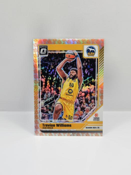 24-25 PANINI DONRUSS OPTIC EUROLEAGUE TREVION WILLIAMS '25TH ANNIVERSARY'' 07/25
