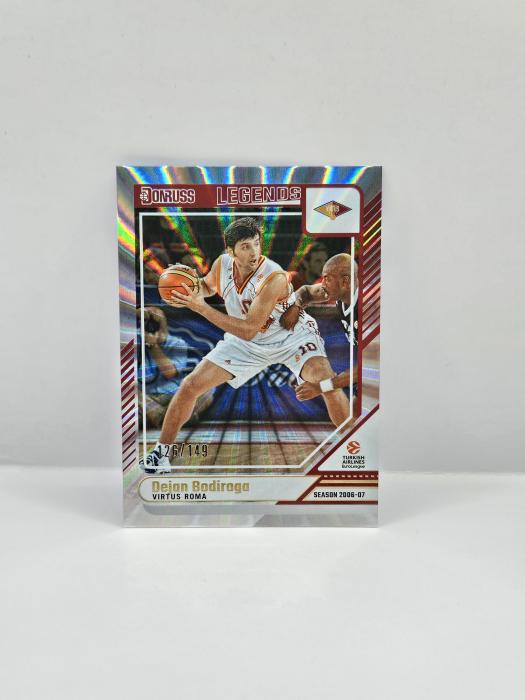 24-25 PANINI DONRUSS EUROLEAGUE DEJAN BODIROGA SILVER LASER 126/149