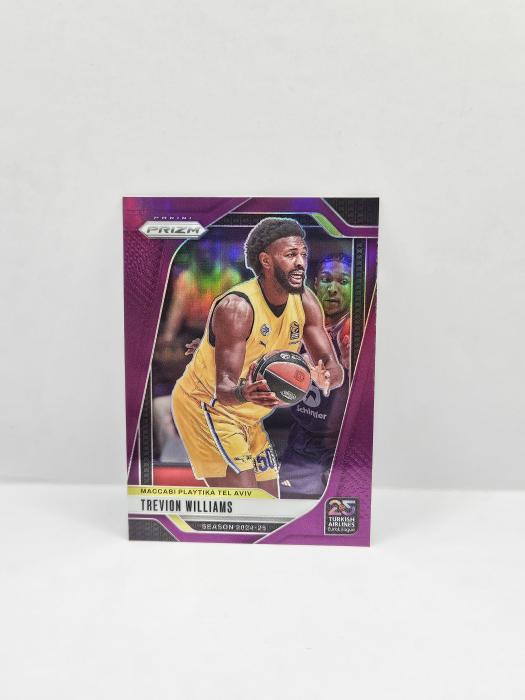 24-25 PANINI PRIZM EUROLEAGUE TREVION WILLIAMS PURPLE 74/99 