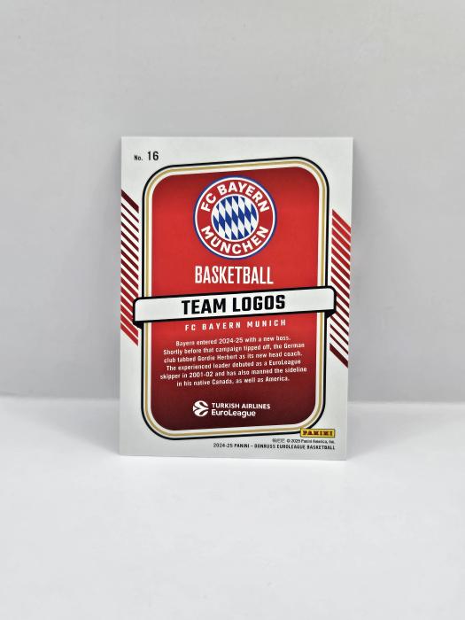 24-25 PANINI DONRUSS EUROLEAGUE TEAM LOGO BAYERN MUNCHEN SILVER LASER 009/149